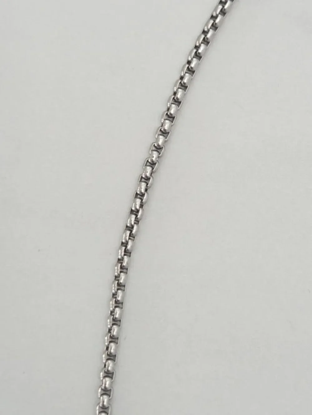 Anchor Pendant Box Chain Necklace Stainless Steel Gold Silver Nautical Unisex Je
